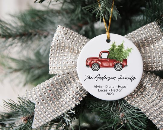 Discover Custom Family Christmas Ornament