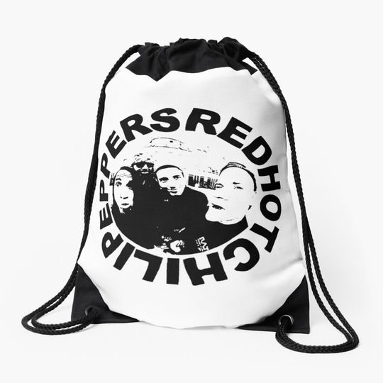 Discover Red Hot Chili Peppers Funny Drawstring Bag
