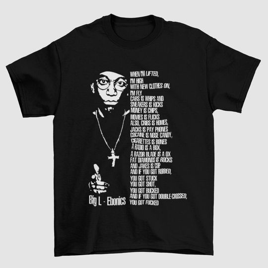Discover Big L Hip Hop T-Shirt Rap Tee Rapper Shirt Clothing