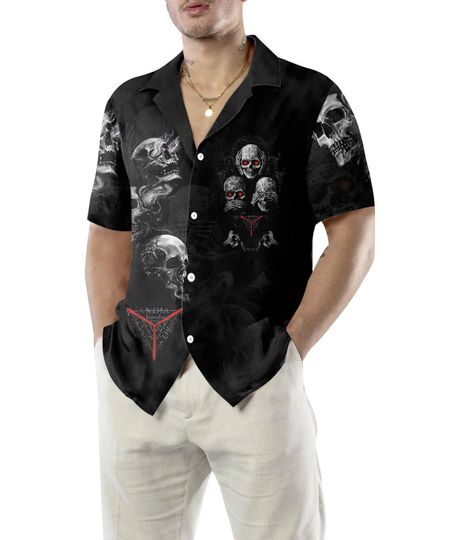 Discover Skull Hawaiian Shirt