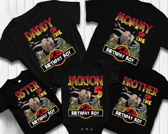 Discover Personalized Dinosaur Jurassic Park T-Shirt