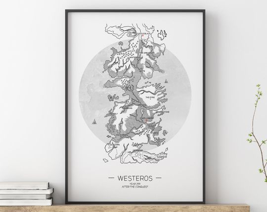 Discover Game of Thrones - Westeros, Print