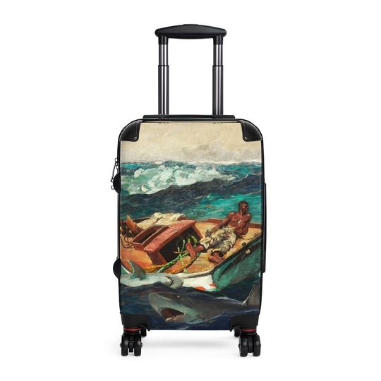 Discover Vintage Art Design Travel Suitcase