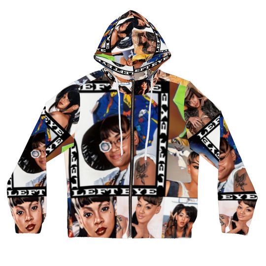 Discover Womens Left Eye Rapper Full-Zip Hoodie