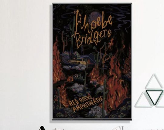 Discover Phoebe Bridgers Canvas Poster Wall Art Painting For Living Room