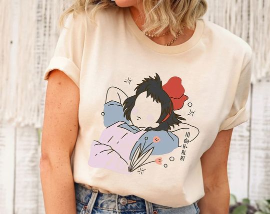 Discover Kiki Little Witch Art Shirt, Kiki Delivery Service Shirt