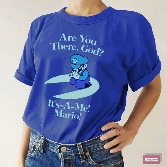 Discover Are You There God It's Me Mario Shirt