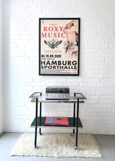 Discover Roxy Music Hamburg Sporthalle 2001 Concert Poster