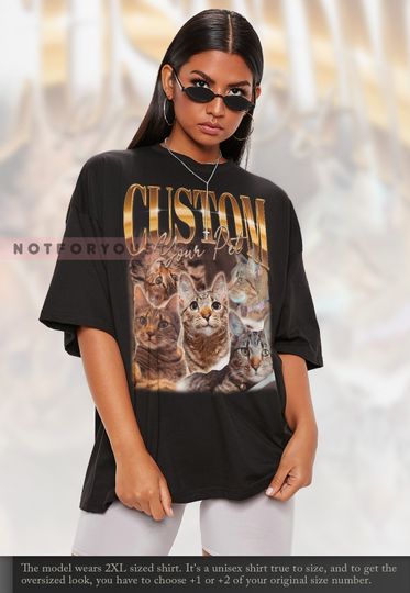 Discover Cat Lover CUSTOM YOUR Own Photo Here, Cat Custom Tee, Memorial Tee