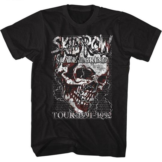 Discover Skid Row Skull Chain T-Shirt