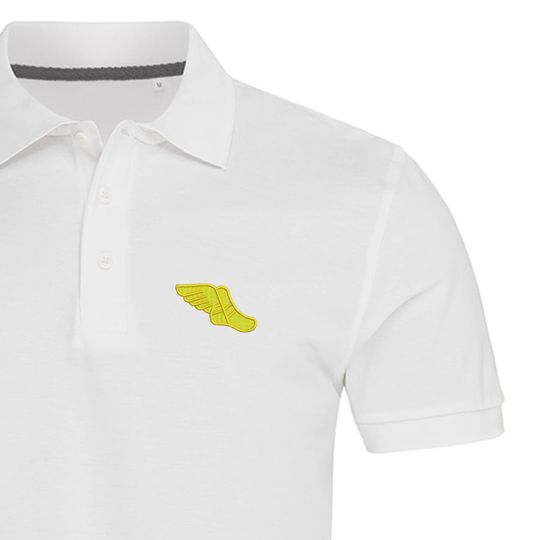 Discover Speed Shoe Embroidered Polo Shirt For Man, Runner Polo shirt