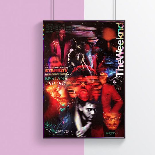 Discover The Weekend Trilogy Poster, The Week&nd Concert Poster