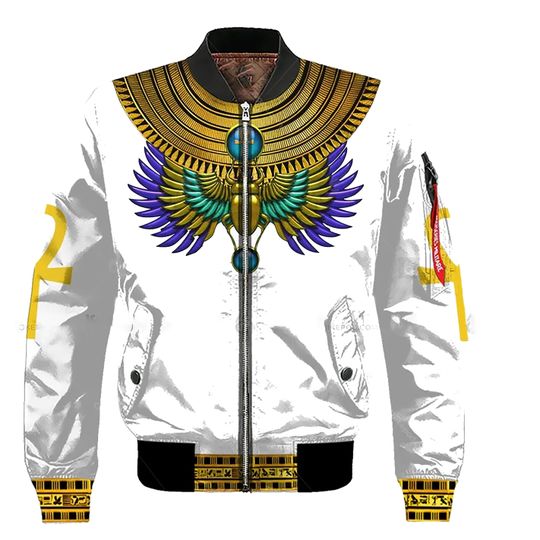 Discover Scarab With Ankh Bomber Jacket