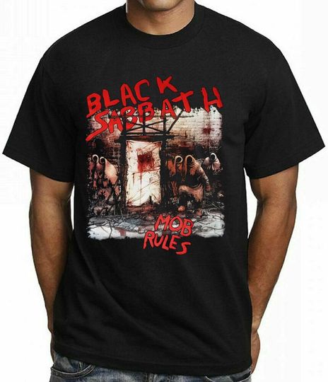 Discover Black-Sabbath Shirt, Black-Sabbath Mob Rules Tour T-shirt