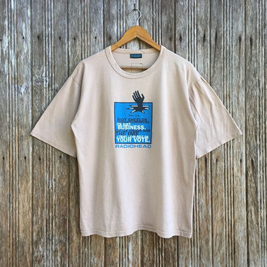 Discover Vintage RADIOHEAD Band Rock T-shirt 90s Unisex