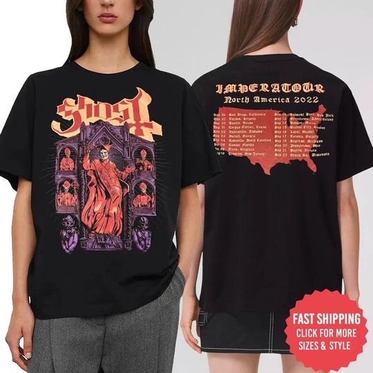 Discover Ghost Tour 2022 Two-Sides Shirt
