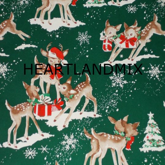 Discover Vintage Christmas Paper Digital Image Wrapping Paper