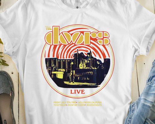 Discover The Doors T-Shirt, Vintage Band T-Shirt, Rock Lover T-Shirt