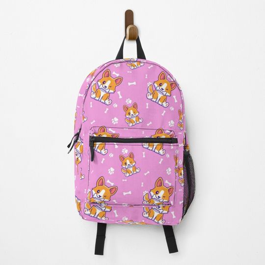 Discover Funny Corgi Puppy Design Backpack