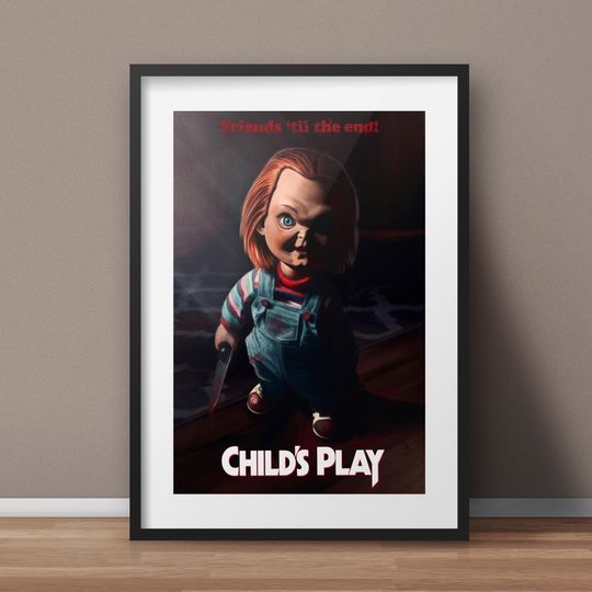 Discover Child's Play - Chucky Movie Poster - Horror Art - Halloween Decor