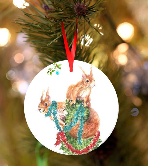 Discover Squirrel Ceramic Ornaments