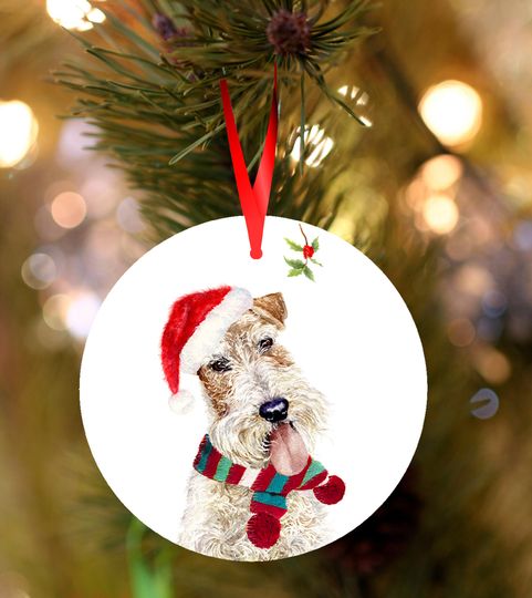 Discover Wirehaired Fox Terrier Ceramic Ornaments