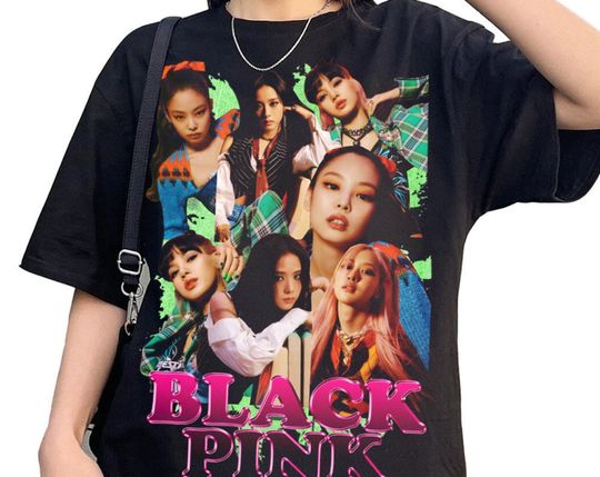 Discover Blackpink Vintage T-Shirt, kpop merch, blackpink Kpop shirt