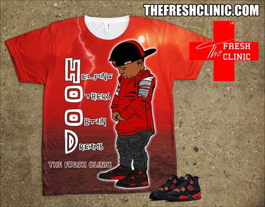 Discover Jordan 4 Red Thunder 3D Shirt