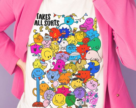 Discover Little Miss and Mr Shirt - Kids Book Character TShirt