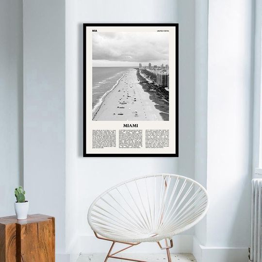 Discover Miami Florida Poster