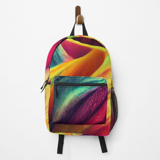 Discover Swirls of Coloured Fabric Tie Dye  Backpack