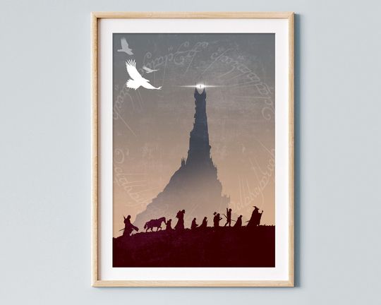 Discover Lord of the rings movie tribute poster