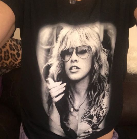 Discover Stevie Singer Nicks Black  T-shirt