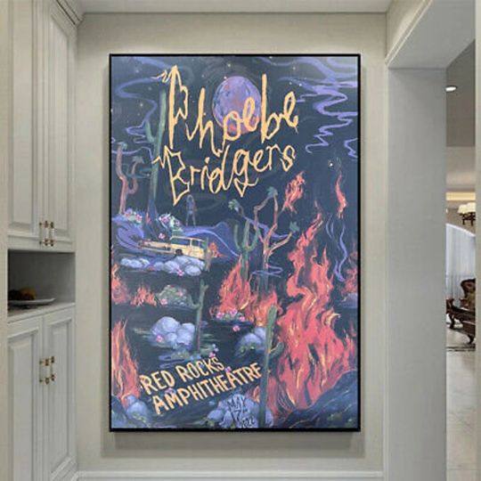 Discover Phoebe Bridgers Reunion Tour 2022 Poster, Phoebe Bridgers Poster, Music Tour Poster