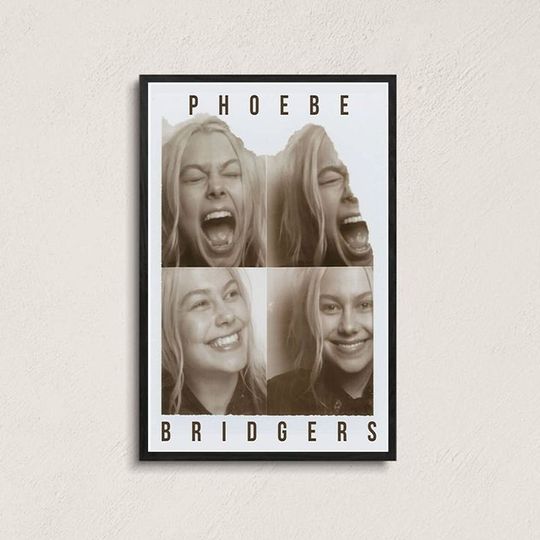 Discover Personalized Phoebe Bridgers Poster, Phoebe Ghost Print Wall Art