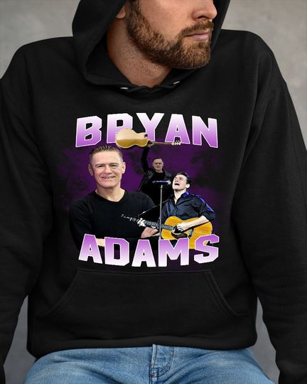 Discover Bryan Adams Guitarist Vintage Style, Bryan Adams Hoodie Sweatshirts