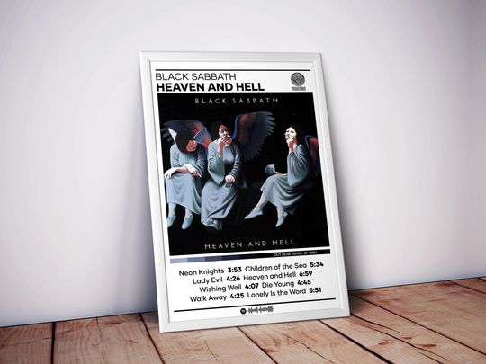 Discover Black Sabbath Poster | Heaven and Hell Poster