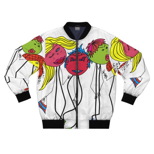 Discover Anime Funky Jacket, Harajuku Clothing, Pop art Jacket, Hippie Graffiti Jacket