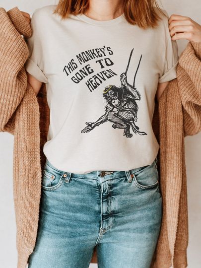 Discover Pixies shirt, Monkey Gone to Heaven unisex t shirt
