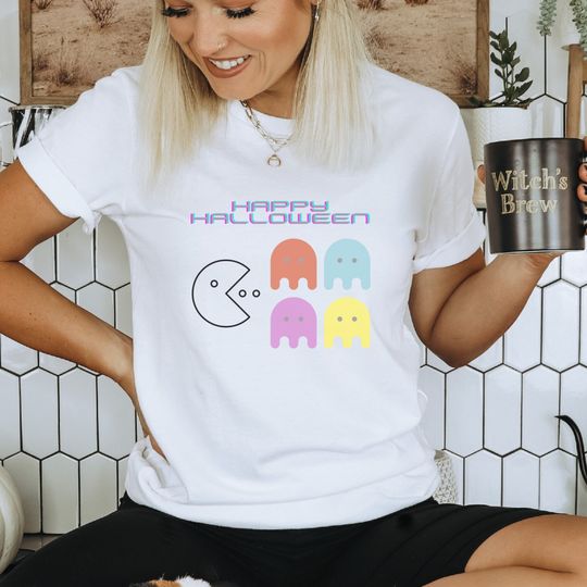 Discover Gamer Halloween shirt, Pac-man T-Shirt