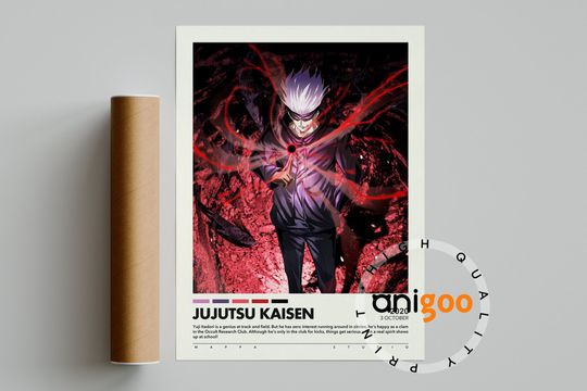 Discover Jujutsu Kaisen Minimalist Poster