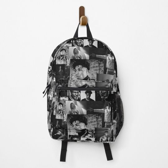 Discover Youngboy | B&W Never Broke Again Collage Backpack