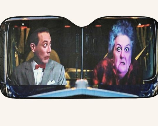 Discover Large Marge and PeeWee Herman Car Sun Shade