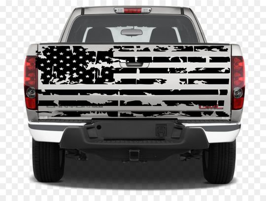 Discover American Flag Truck Tailgate Wrap Vinyl Graphic Decal Sticker