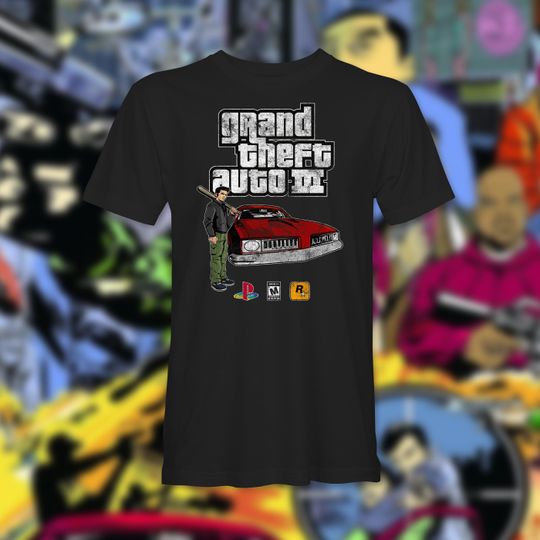 Discover Grand Theft Auto 3 Vintage Style T-Shirt