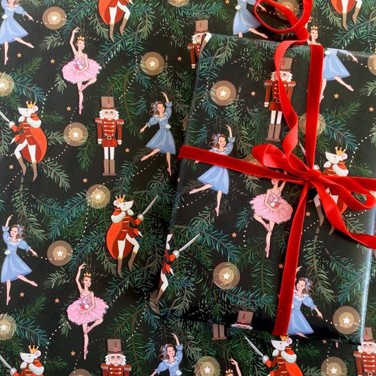 Discover Nutcracker wrapping paper