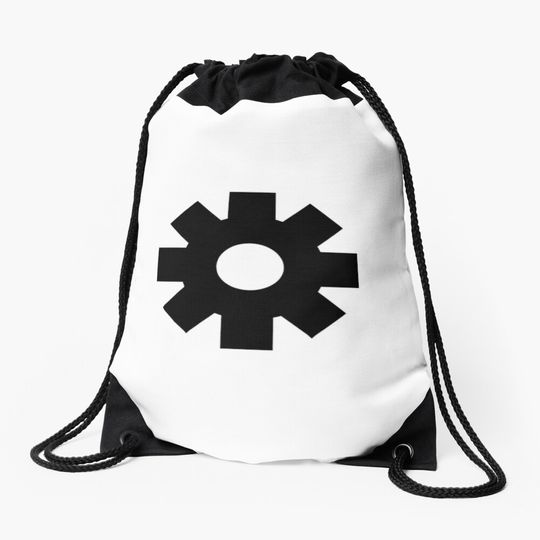 Discover gear logo Drawstring Bag