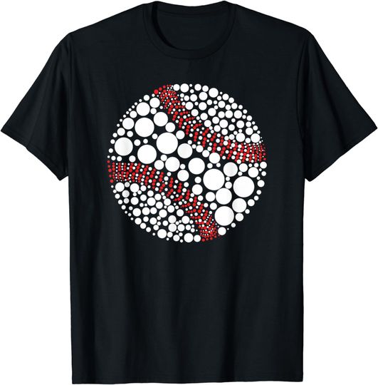 Discover Funny Polka Dot Baseball Lover Player International Dot Day T-Shirt