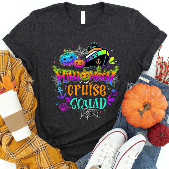 Discover Halloween Cruise Squad Family Shirts