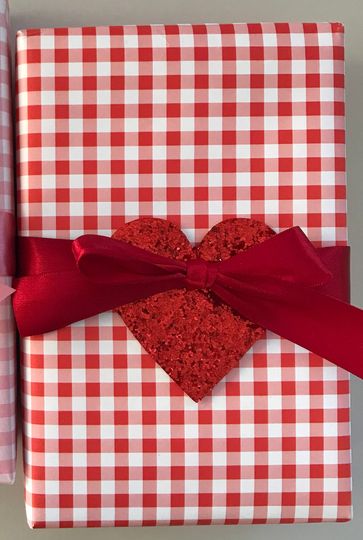 Discover Mini Red Gingham Wrapping Paper